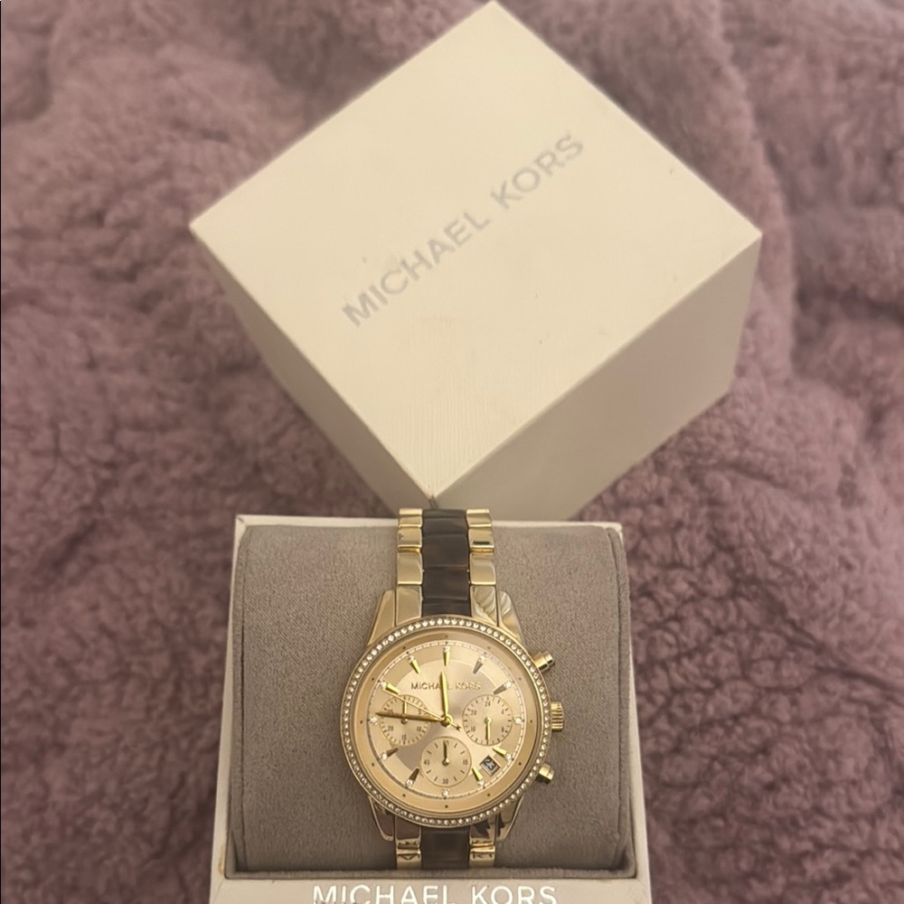 Michael Kors Gold Chronograph Watch